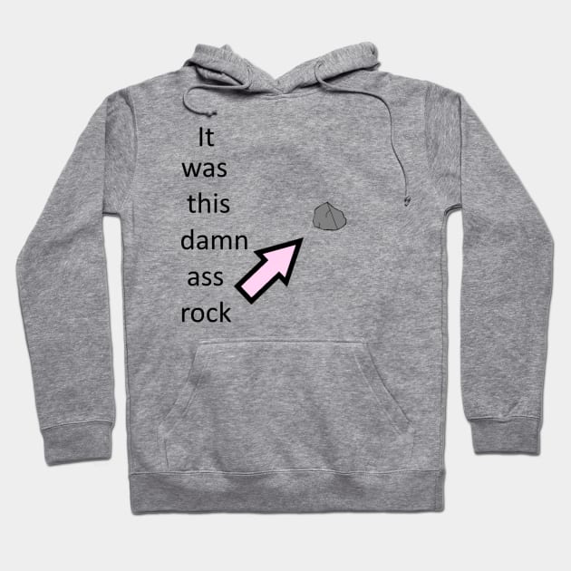 It was this damn ass rock Hoodie by MajorNate175